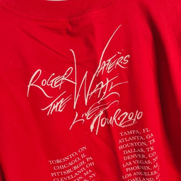 Roger Waters Pink Floyd Trust Us Rare Merch Memorabilia 2010 Tour Tee XL - Picture 3 of 10
